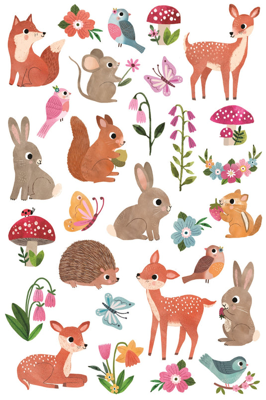 Petit Monkey tattoo's Woodland friends