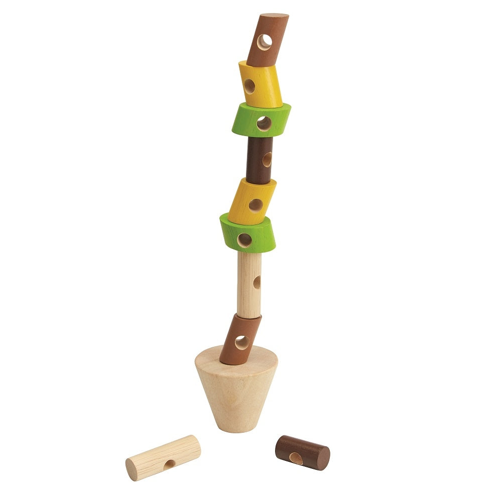 Plan Toys stapel en rijgspel 3 jr+ 8854740046383