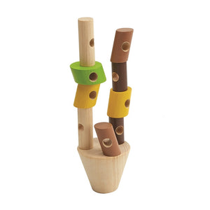 Plan Toys stapel en rijgspel 3 jr+