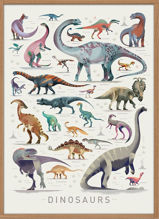 Dieter Braun poster Dinosaurus 50 x 70 cm