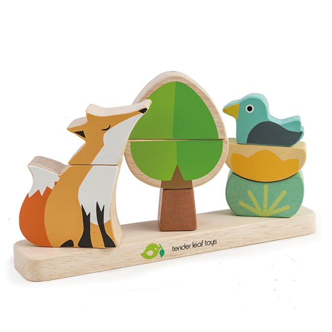 Tender Leaf Toys magneet stacker foxy 18 mnd+