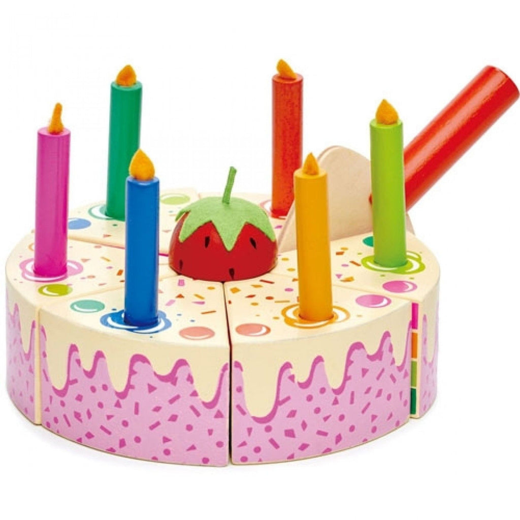 Tender Leaf Toys verjaardagstaart regenboog 3 jr+ kopen